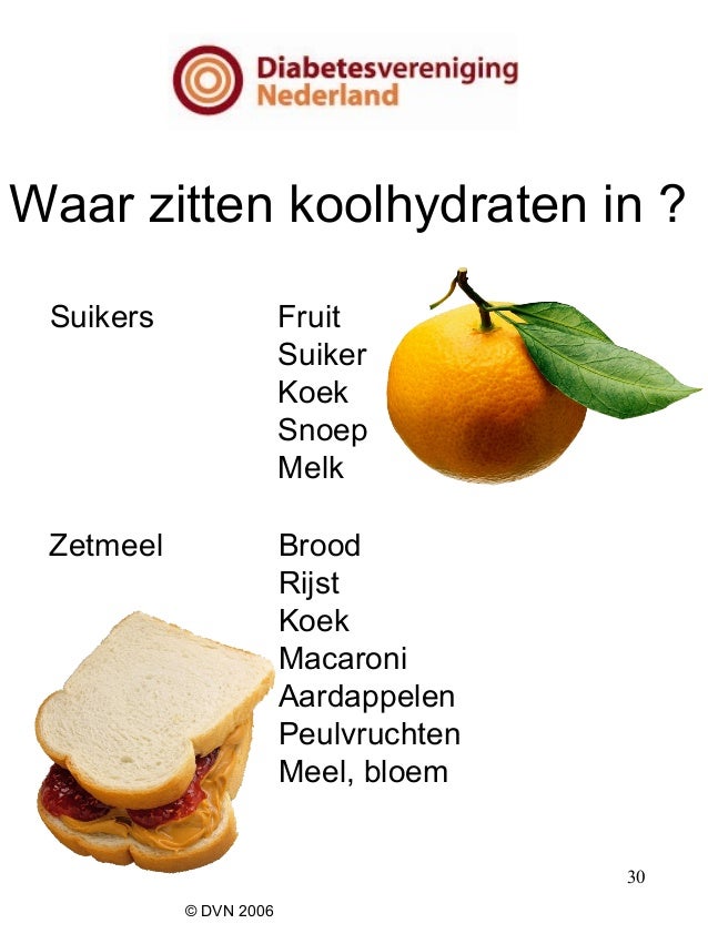 koolhydraten en diabetes